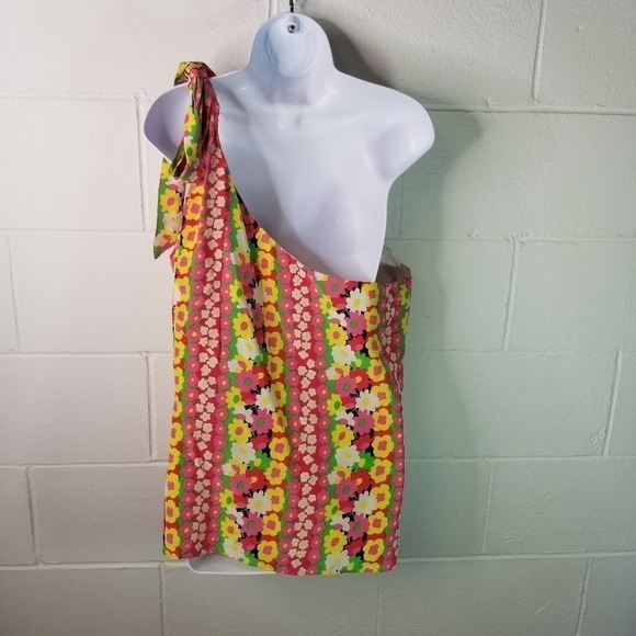 Lilly Pulitzer Roe silk one shoulder top - Picture 7 of 9